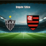 Atlético-MG e Flamengo empatam em 1 a 1 na Arena MRV