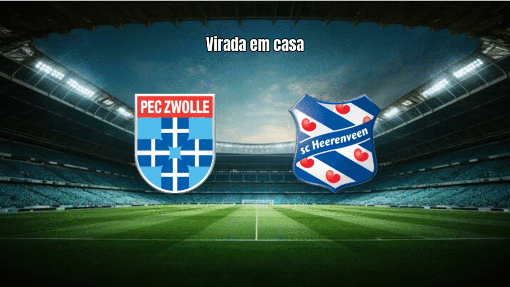 PEC Zwolle vence Heerenveen por 2-1 em jogo eletrizante da Eredivisie