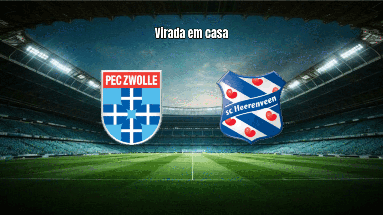 PEC Zwolle vence Heerenveen por 2-1 em jogo eletrizante da Eredivisie