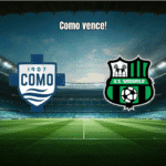 Como vence Sassuolo por 2-0 com gols de Douvikas e Moreno