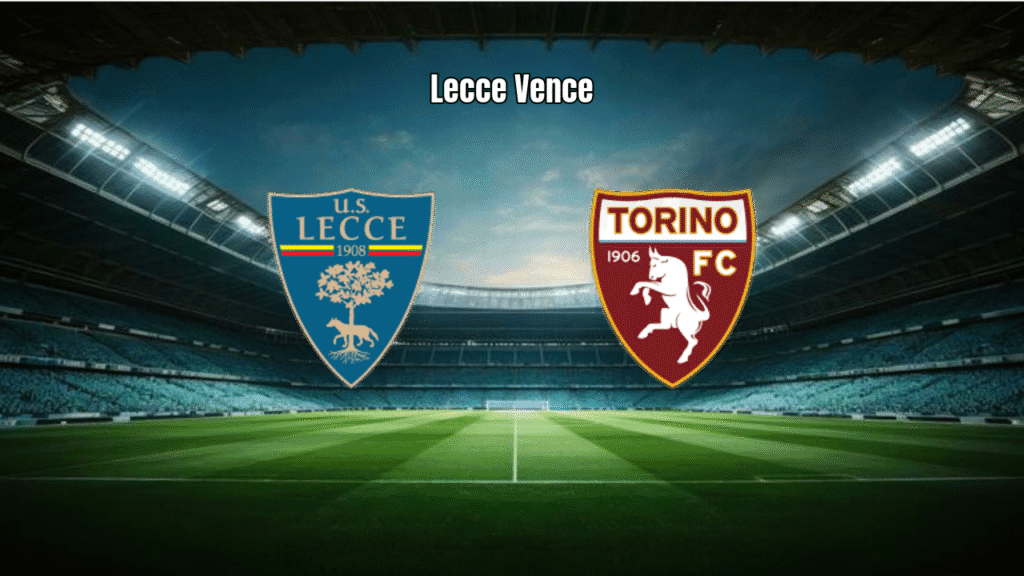 Lecce vence Torino por 2 a 1 na Serie A com gols no início