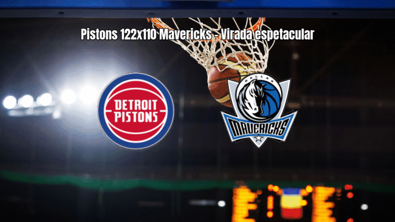 Pistons viram sobre Mavericks com quarto quarto arrasador na NBA