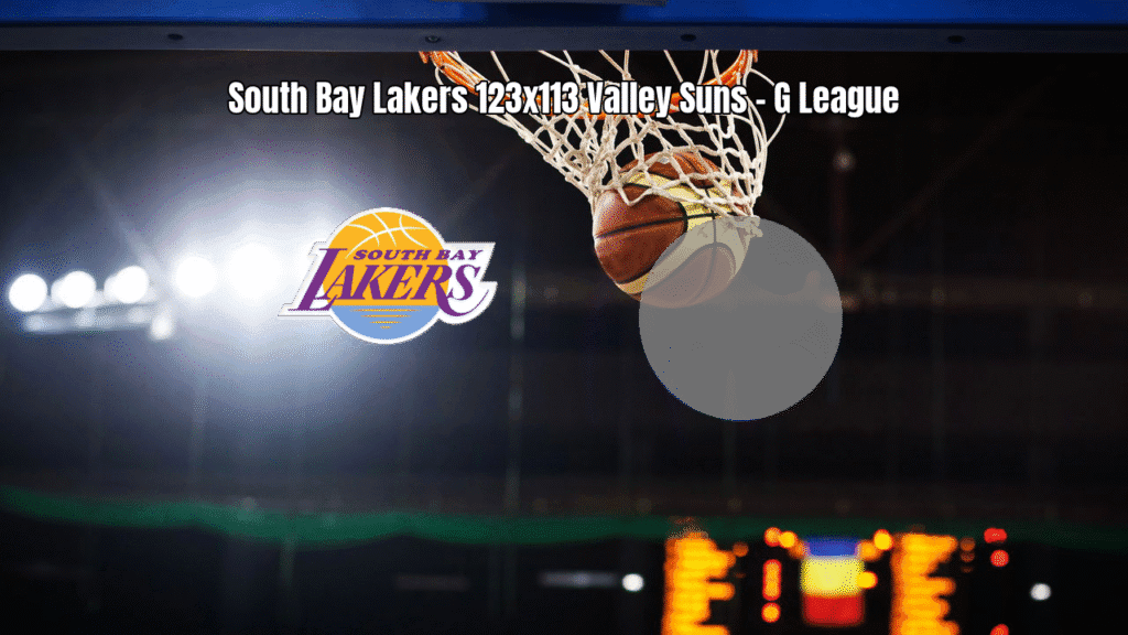 South Bay Lakers vence Valley Suns na G League: 123x113