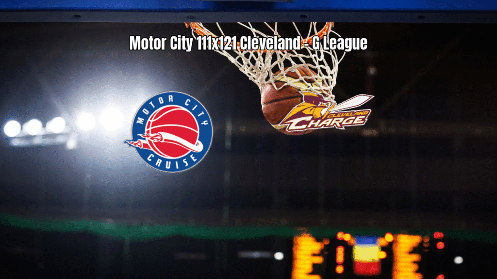 Cleveland Charge vence Motor City Cruise na NBA G League