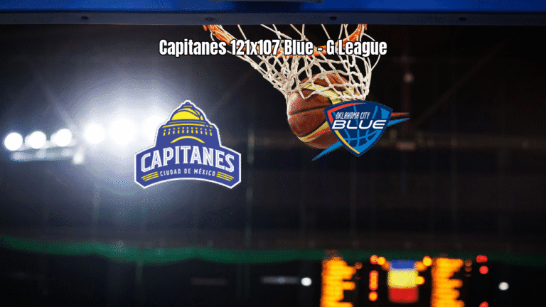Mexico City Capitanes 121 x 107 Oklahoma City Blue – G League