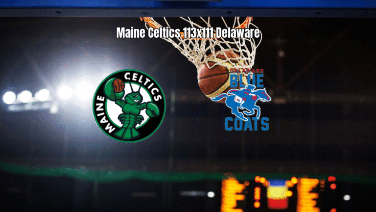 Maine Celtics vence Delaware Blue Coats em jogo eletrizante