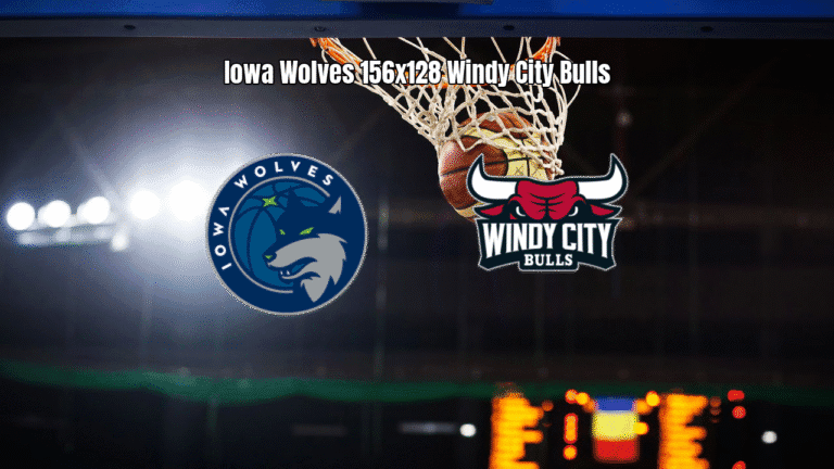Iowa Wolves 156 x 128 Windy City Bulls: Jogo de ataques na G League