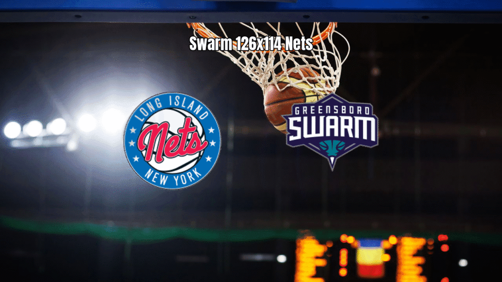 Greensboro Swarm vence Long Island Nets na G League: 126 x 114