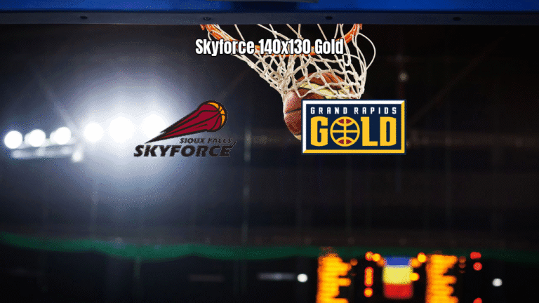 Sioux Falls Skyforce vence Grand Rapids Gold em jogo de 140 pontos