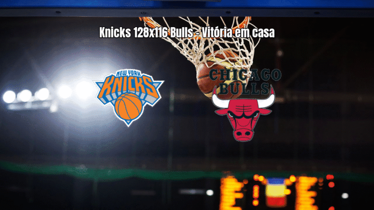 New York Knicks vence Chicago Bulls por 128 a 116 na NBA