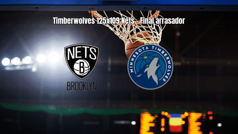 Timberwolves vencem Nets com forte final na NBA