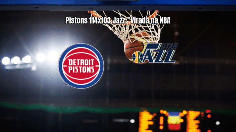 Detroit Pistons vence Utah Jazz por 114 a 103 na NBA