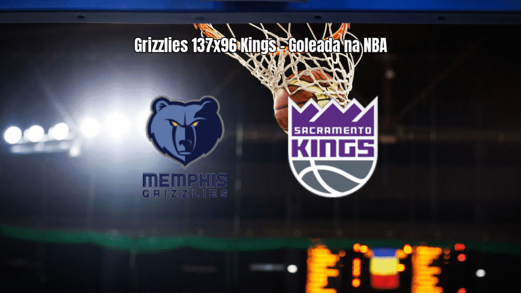 Grizzlies goleiam Kings por 137 a 96 em jogo eletrizante da NBA