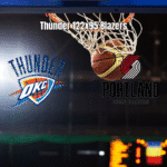Oklahoma City Thunder goleia Portland Trail Blazers na NBA