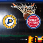 Pistons vencem Pacers em jogo emocionante da NBA por 122 a 117