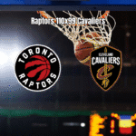 Toronto Raptors vence Cleveland Cavaliers por 110 a 99 na NBA
