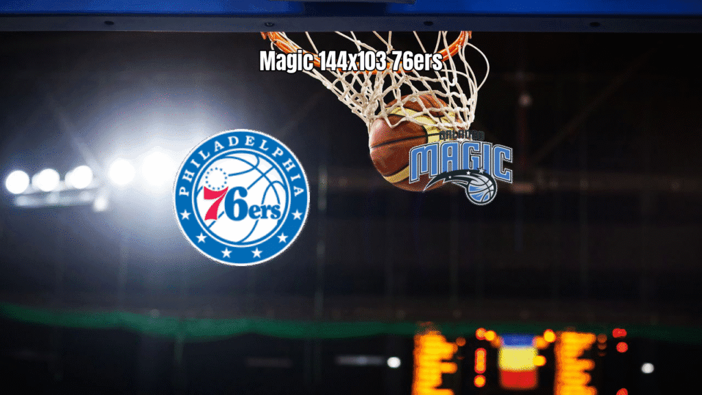 Orlando Magic aplica goleada histórica sobre Philadelphia 76ers