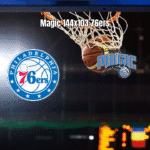 Orlando Magic aplica goleada histórica sobre Philadelphia 76ers