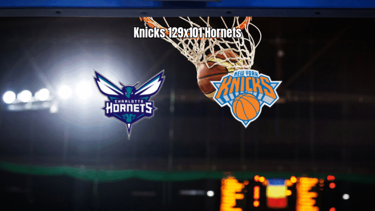 New York Knicks goleiam Charlotte Hornets por 129 a 101 na NBA