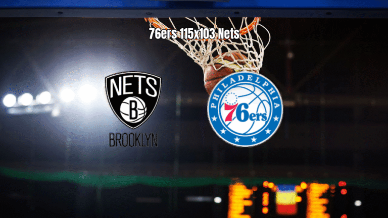 Philadelphia 76ers vence Brooklyn Nets por 115 a 103 na NBA