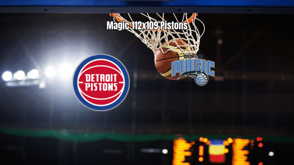 Orlando Magic vence Detroit Pistons por 112 a 109 na NBA