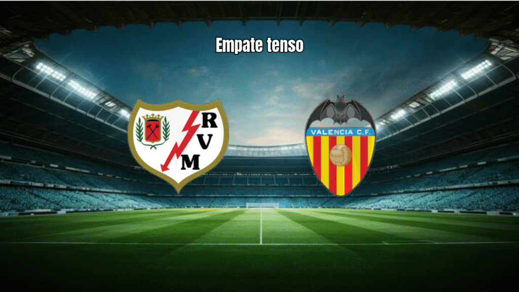 Rayo Vallecano e Valencia empatam em 1x1 na La Liga: veja detalhes