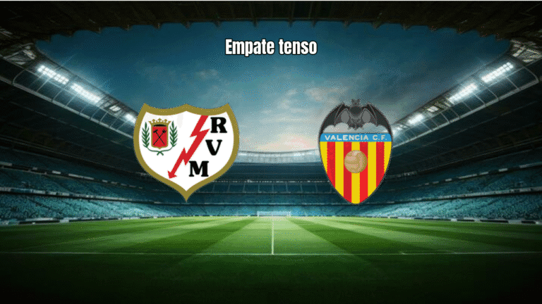 Rayo Vallecano e Valencia empatam em 1x1 na La Liga: veja detalhes