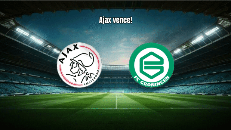 Ajax vence Groningen por 2 a 0 na Eredivisie com gols de Godts e Bouwman