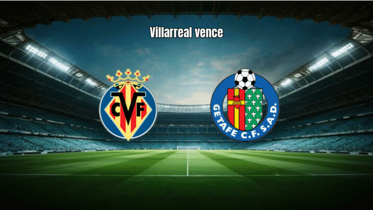 Villarreal vence Getafe por 2-0 com expulsão e domínio em casa