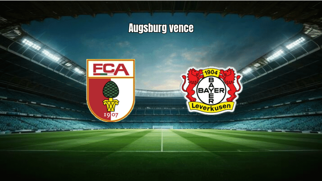 FC Augsburg surpreende e vence Bayer Leverkusen por 2 a 0 na Bundesliga