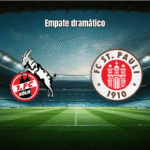 Köln e St. Pauli empatam na Bundesliga com gol nos acréscimos