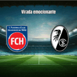 Heidenheim vira sobre o Freiburg com gol nos acréscimos na Bundesliga