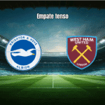 Brighton 1-1 West Ham: Gols no fim e domínio sem vitória