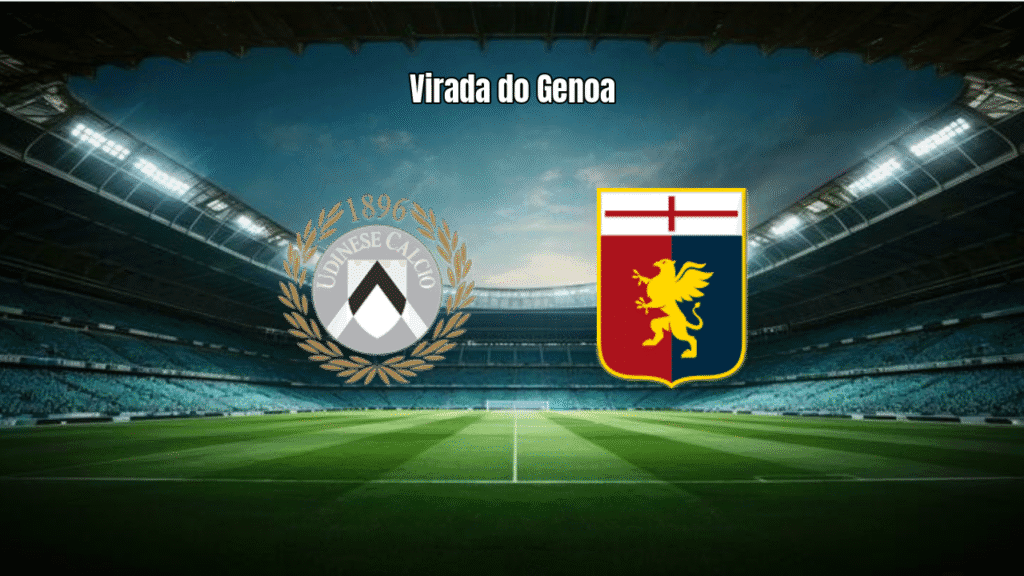 Genoa vence Udinese fora de casa com gol nos acréscimos
