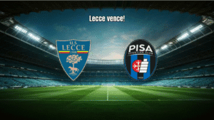 Lecce vence Pisa por 1x0 com gol de Stulic na Serie A