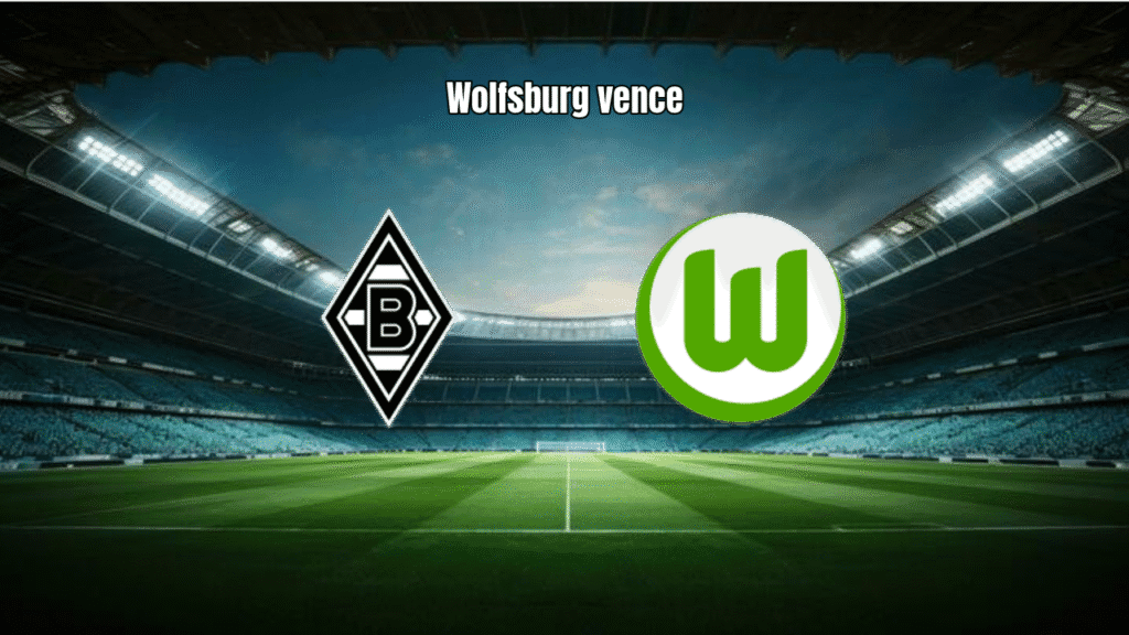 Wolfsburg vence Borussia Mönchengladbach por 3 a 1 na Bundesliga