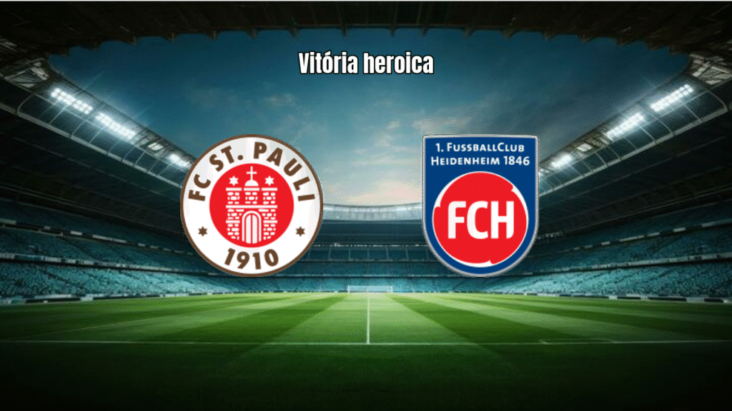 St. Pauli vence Heidenheim com dois gols de Kaars na Bundesliga