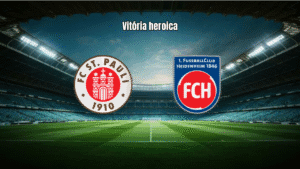 St. Pauli vence Heidenheim com dois gols de Kaars na Bundesliga