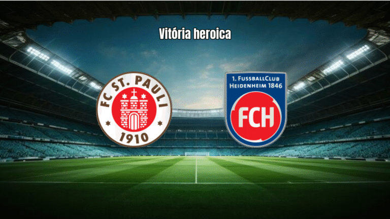 St. Pauli vence Heidenheim com dois gols de Kaars na Bundesliga