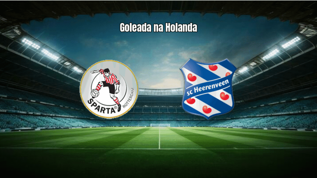 Heerenveen goleia Sparta Rotterdam por 3 a 0 na Eredivisie