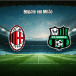 AC Milan 2-2 Sassuolo: Bartesaghi brilha, mas Milan cede empate