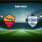 AS Roma vence Como por 1x0 na Serie A com gol de Wesley
