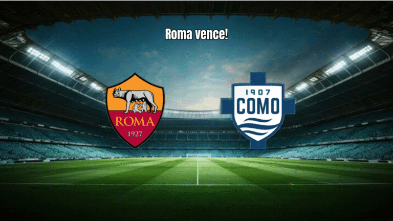 AS Roma vence Como por 1x0 na Serie A com gol de Wesley