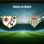 Rayo Vallecano 0 x 0 Real Betis: Empate sem gols na La Liga