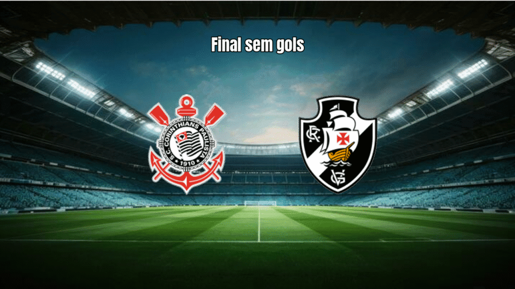 Corinthians e Vasco empatam sem gols na final da Copa do Brasil
