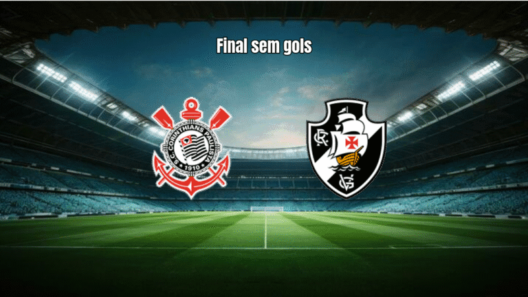 Corinthians e Vasco empatam sem gols na final da Copa do Brasil