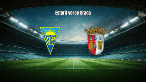Estoril vence SC Braga por 1 a 0 na 15ª rodada da Primeira Liga