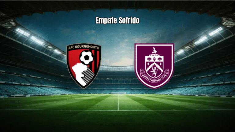 Bournemouth 1x1 Burnley: Empate no fim e luta contra o rebaixamento