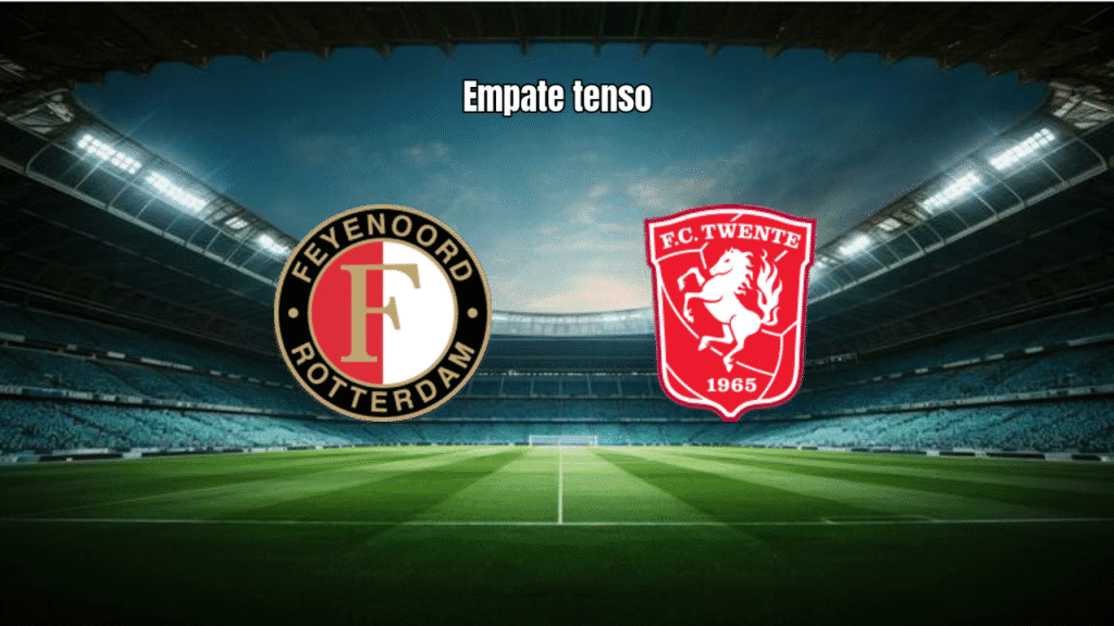 Feyenoord 1-1 Twente: Empate tenso com expulsão e domínio visitante