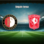 Feyenoord 1-1 Twente: Empate tenso com expulsão e domínio visitante